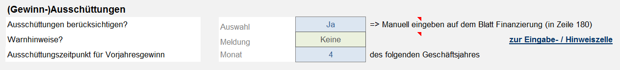 Gewinnausschüttungen